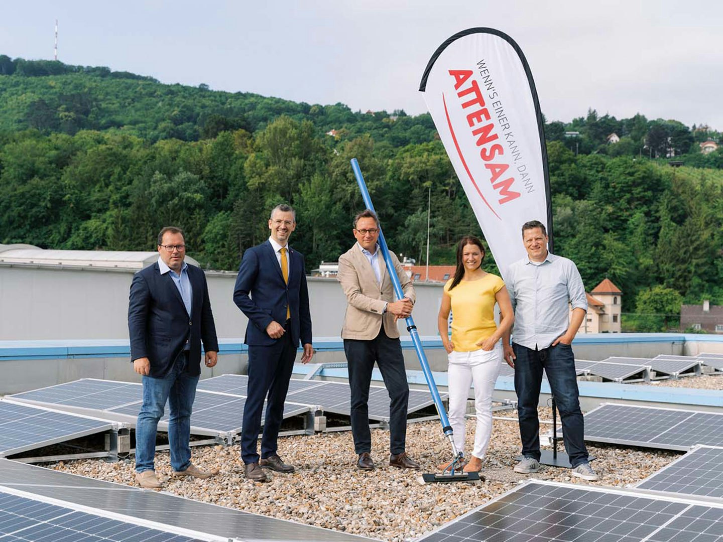 Foto: Pressemeldung_08-2021 - Attensam errichtet leistungsstarke Photovoltaikanlage in Klosterneuburg